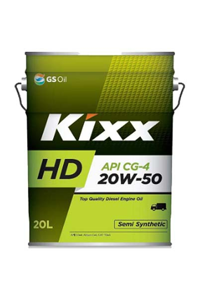 Масло моторное полусинтетическое KIXX HD 20W-50 CF-4/SG   20L