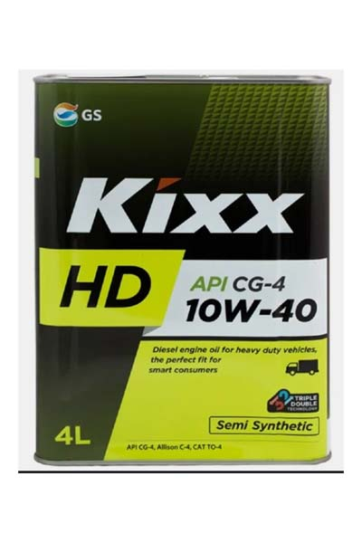 Масло моторное полусинтетическое KIXX HD 10W-40 CG-4   4L
