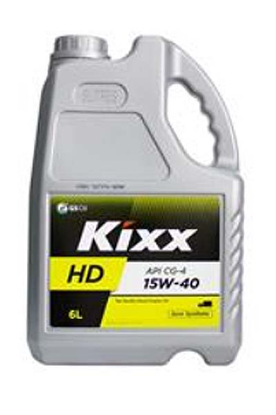 Масло моторное полусинтетическое KIXX HD 15W-40 CG-4   6L