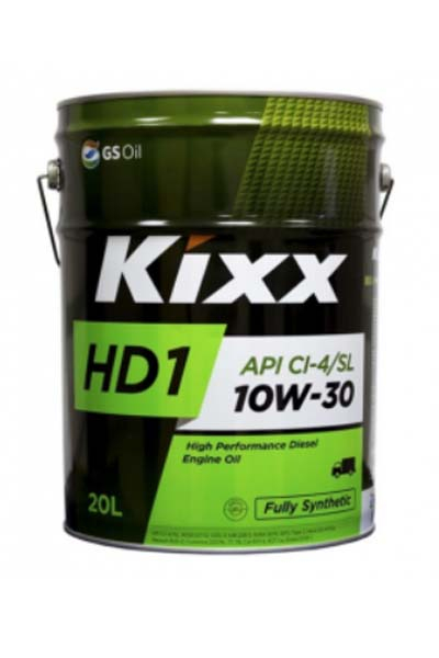 Масло моторное полусинтетическое KIXX HD1 10W-30 CI-4/SL E7  20L
