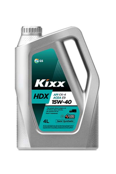Масло моторное полусинтетическое KIXX HDX 15W-40 CK-4 E9   4L