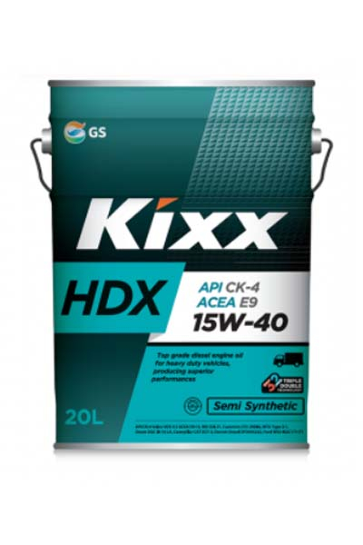 Масло моторное полусинтетическое KIXX HDX 15W-40 CK-4 E9   20L