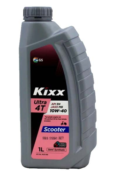 Масло моторное полусинтетическое KIXX ULTRA 4T SCOOTER 10W-40 SN MB   1L
