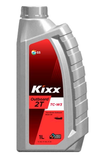 Масло моторное полусинтетическое KIXX OUTBOARD 2T F/M2 TC-W3   1L