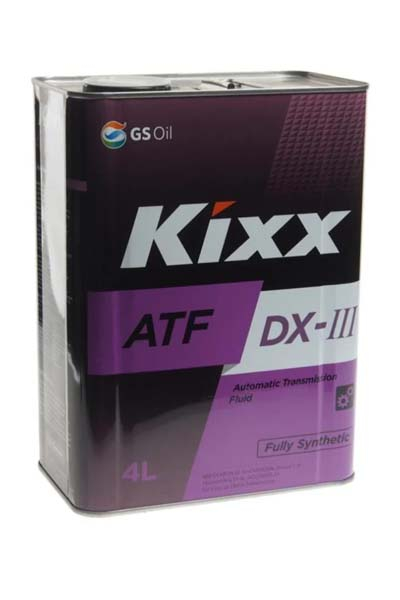 Жидкость трансмисионная Kixx ATF DX-III  4L