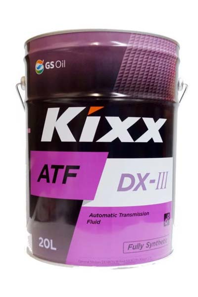 Жидкость трансмисионная Kixx ATF DX-III  20L