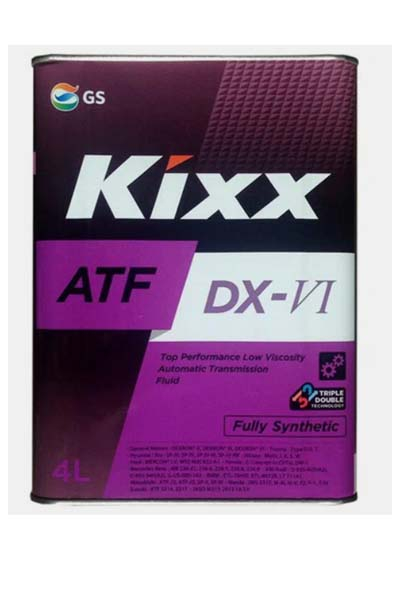 Жидкость трансмисионная Kixx ATF DX-VI  4L