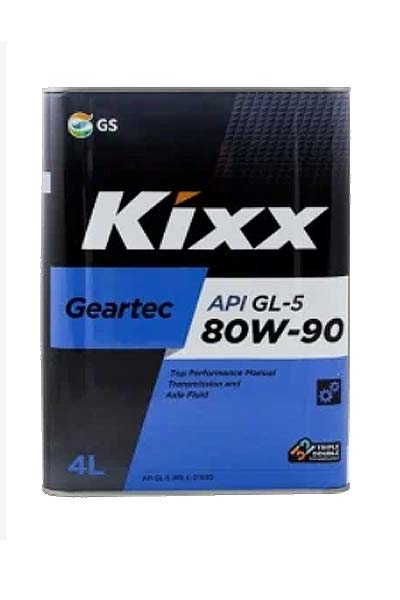 Масло трансмисионное Kixx Geartec GL-5 80W-90  4L