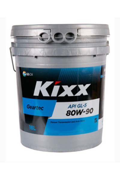 Масло трансмисионное Kixx Geartec GL-5 80W-90  18L