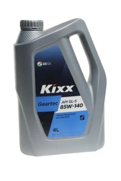Масло трансмисионное Kixx Geartec GL-5 85W-140  4L