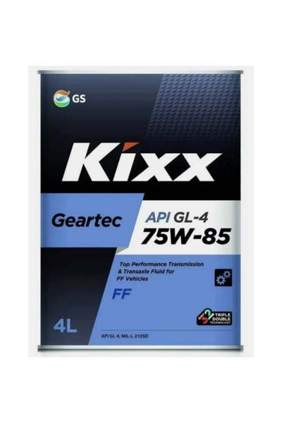 Масло трансмисионное Kixx Geartec FF GL-4 75W-85 4L