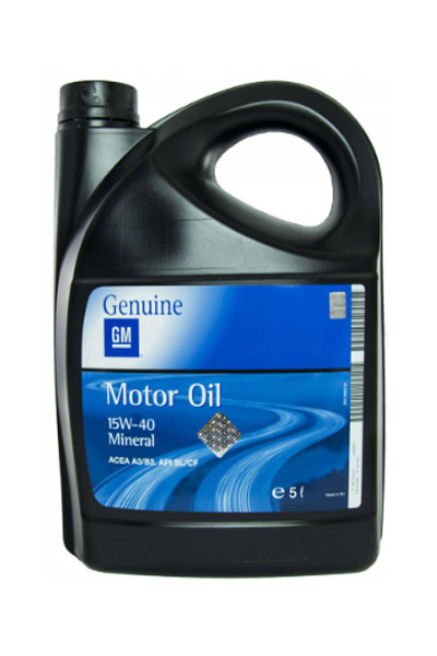 Масло моторное минеральное GM 15W-40  5L