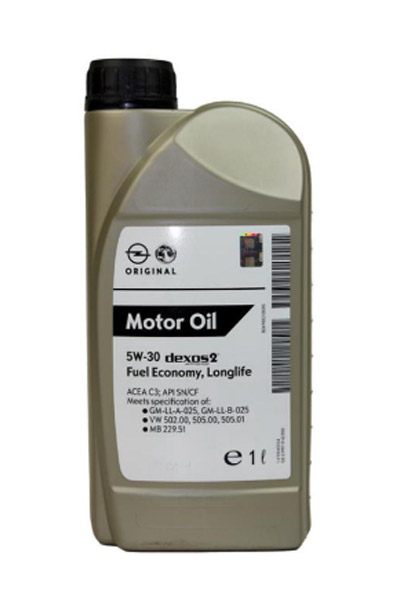 Масло моторное синтетическое GM Long life 5W-30 1L