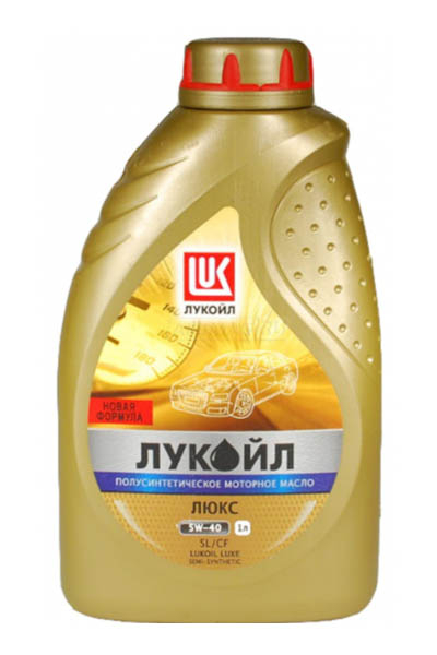 Масло моторное полусинтетическое LUKOIL LUXE SEMI-SYNTHETIC 5W-40 SL/CF 1L