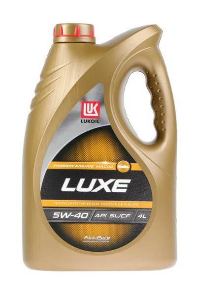 Масло моторное полусинтетическое LUKOIL LUXE SEMI-SYNTHETIC 5W-40 SL/CF 4L
