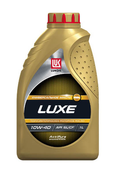 Масло моторное полусинтетическое LUKOIL LUXE SEMI-SYNTHETIC 10W-40 SL/CF 1L