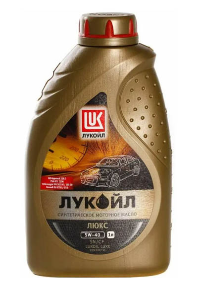 Масло моторное синтетическое LUKOIL LUXE SYNTHETIC 5W-40 SN/CF 1L