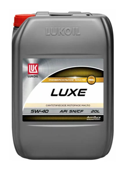 Масло моторное синтетическое LUKOIL LUXE SYNTHETIC 5W-40 SN/CF 20L