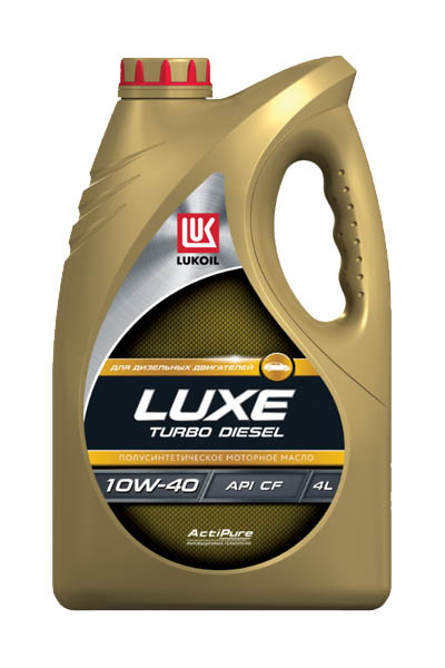 Масло моторное полусинтетическое LUKOIL LUXE TURBO DIESEL 10W-40 CF 4L