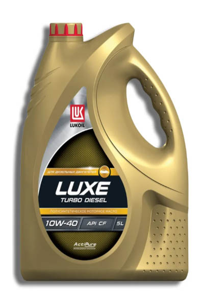 Масло моторное полусинтетическое LUKOIL LUXE TURBO DIESEL 10W-40 CF 5L