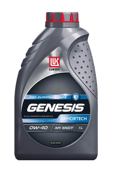 Масло моторное PAO-синтетическое LUKOIL GENESIS ARMORTECH 0W-40 SN/CF 1L