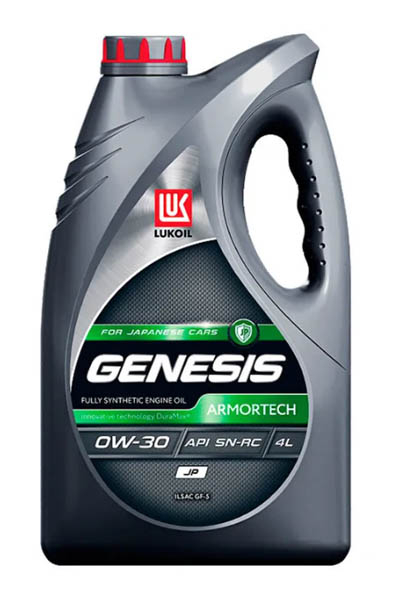Масло моторное синтетическое LUKOIL GENESIS ARMORTECH JP 0W-30 SN/SN-RC 4L