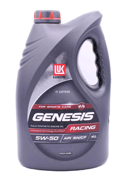 Масло моторное PAO-синтетическое LUKOIL GENESIS RACING 5W-50 SN/CF 4L
