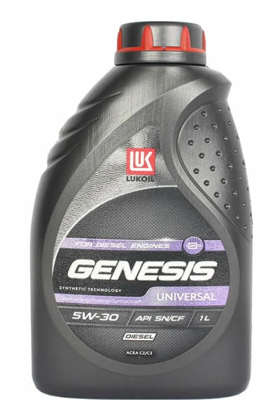 Масло моторное полусинтетическое LUKOIL GENESIS UNIVERSAL DIESEL 5W-30 SN/CF 1L