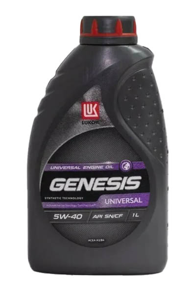 Масло моторное полусинтетическое LUKOIL GENESIS UNIVERSAL 5W-40 SN/CF 1L