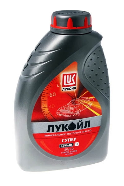 Масло моторное минеральное LUKOIL SUPER 15W-40 SG/CD 1L