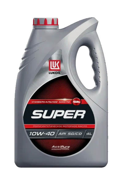Масло моторное полусинтетическое LUKOIL SUPER SEMI-SYNTHETIC 10W-40 SG/CD 4L