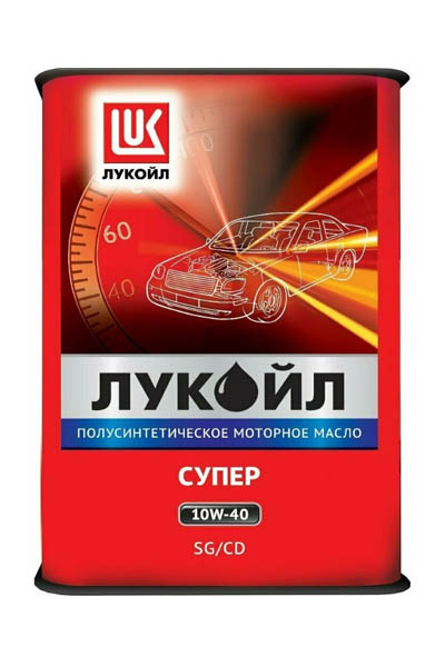 Масло моторное полусинтетическое LUKOIL SUPER SEMI-SYNTHETIC 10W-40 SG/CD 18L