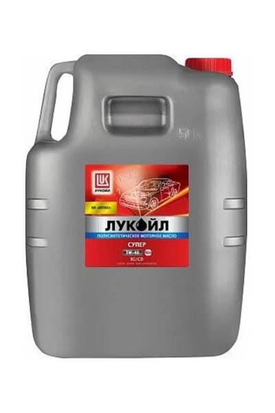 Масло моторное полусинтетическое LUKOIL SUPER 5W-40 SG/CD 50L