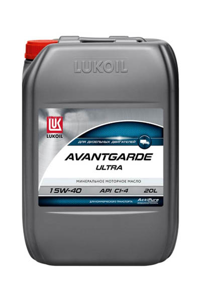 Масло моторное минеральное LUKOIL AVANGARDE ULTRA 15W-40 CI-4/SL 20L