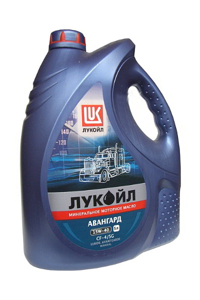 Масло моторное минеральное LUKOIL AVANGARDE 15W-40 CF-4/SG  5L