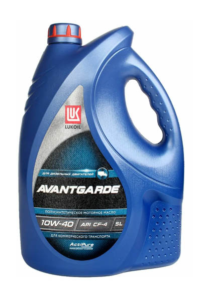 Масло моторное полусинтетическое LUKOIL AVANGARDE 10W-40 CF-4/SG  5L
