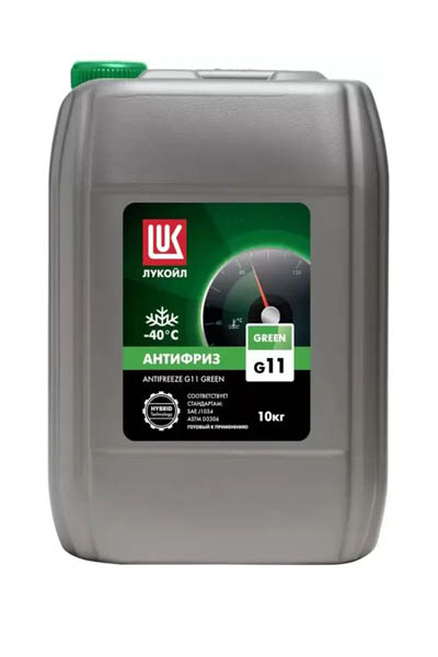 Антифриз LUKOIL G11 GREEN готовый 10кг
