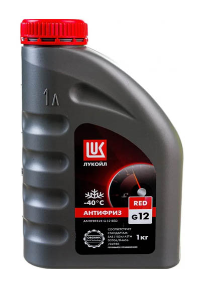 Антифриз  LUKOIL G12 RED готовый 1кг