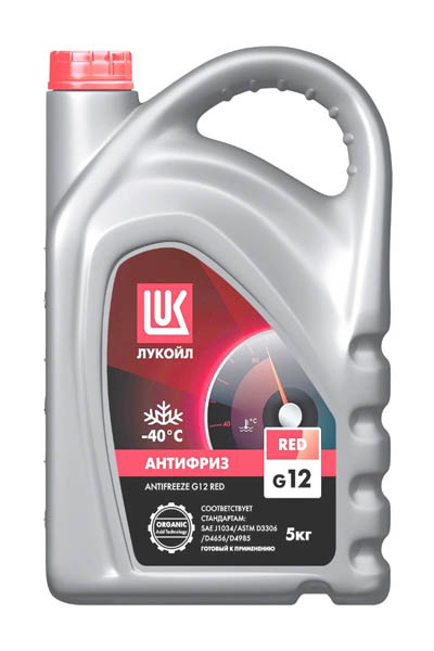 Антифриз  LUKOIL G12 RED готовый 5кг