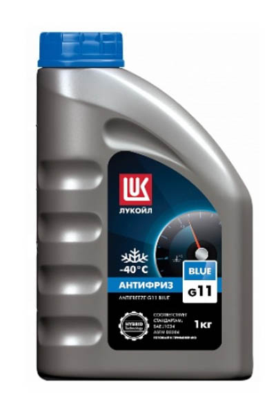 Антифриз LUKOIL G11 BLUE готовый 1кг