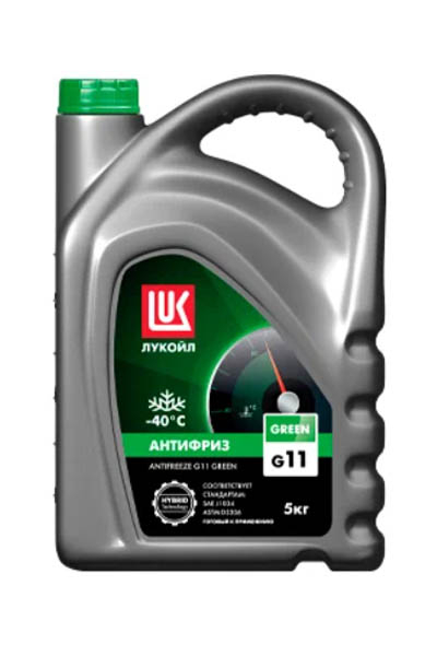Антифриз LUKOIL G11 GREEN K концентрат 5кг