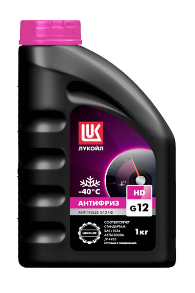 Антифриз LUKOIL HD G12 готовый 1кг