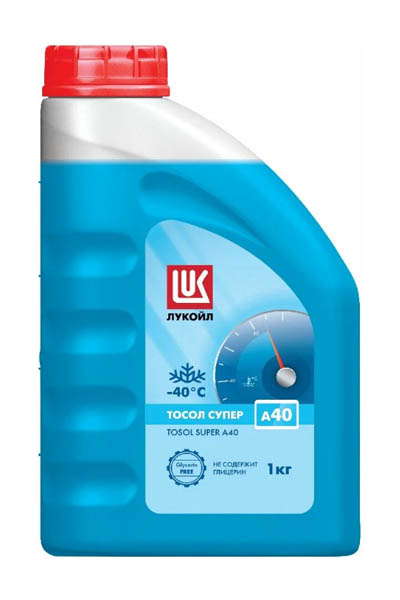 Антифриз LUKOIL ТОСОЛ СУПЕР А40 1кг