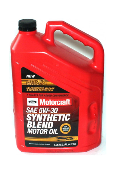 Масло моторное полусинтетическое FORD Premium Synthetic Blend Motor Oil 5W-30 SN 4,73L