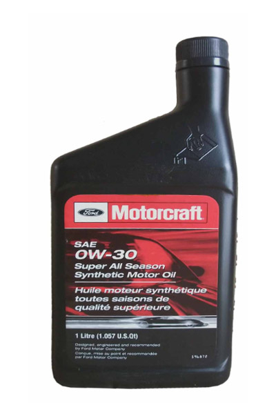 Масло моторное синтетическое FORD Super All Season Synthetic 0W-30 1L