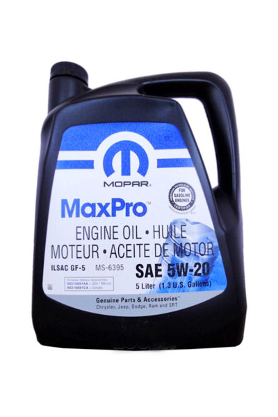 Масло моторное синтетическое CHRYSLER MOPAR MaxPro SM 5W-20 5L