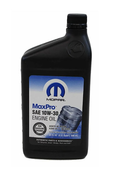 Масло моторное минеральное CHRYSLER MOPAR MaxPro 10W-30 CF-4/SM 0,946L