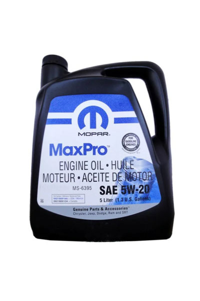 Масло моторное минеральное CHRYSLER MOPAR MaxPro 5W-20 SM 5L