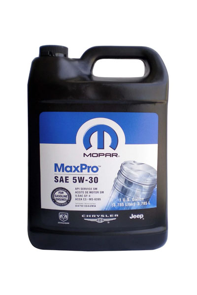 Масло моторное минеральное CHRYSLER MOPAR MaxPro 5W-30 3,785L