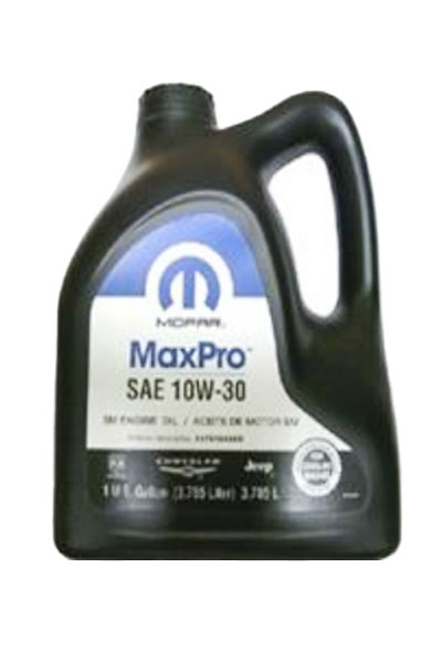 Масло моторное минеральное CHRYSLER MOPAR MaxPro 10W-30 SM 3,785L